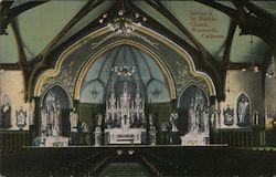 Interior of St. Patricks Church Postcard