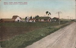 Small Farm Near Santa Cruz California Postcard Postcard Postcard