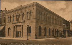 Santa Cruz County National Bank California Postcard Postcard Postcard