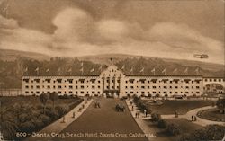 Santa Cruz Beach Hotel California Postcard Postcard Postcard