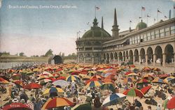 Beach and Casino Postcard