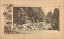 A Cozy Summer Home on the San Lorenzo at Brookdale California Postcard Postcard Postcard