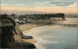 Capitola Beach, Capitola Near Santa Cruz California Postcard Postcard Postcard