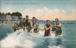 Bathing Scene Postcard