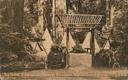 "Toyland", Bohemian Grove, Russian River Postcard