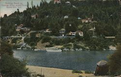 Bathing Beach on Russian River Across from Monte Rio California Postcard Postcard Postcard