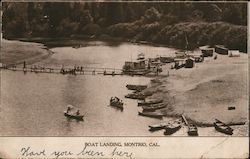 Boat Landing Monte Rio, CA Postcard Postcard Postcard