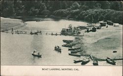 Boat Landing Monte Rio, CA Postcard Postcard Postcard