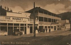 The Market Tavern Monte Rio, CA Postcard Postcard Postcard