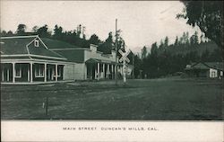 Main Street Postcard