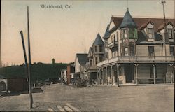 Street Scene Occidental, CA Postcard Postcard Postcard