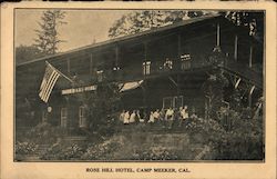 Rose Hill Hotel, Camp Meeker Postcard