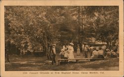 Croquet Grounds at New England Home Camp Meeker, CA Postcard Postcard Postcard