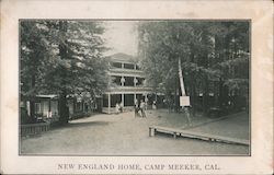 New England Home Camp Meeker, CA Postcard Postcard Postcard