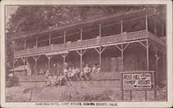 Rose Hill Hotel, Camp Meeker California Postcard Postcard Postcard