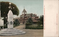 City Hall from Plaza Healdsburg, CA Postcard Postcard Postcard