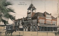 City Hall Healdsburg, CA Postcard Postcard Postcard