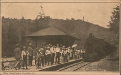 Mesa Grande Station, Grandville, Russian River Postcard