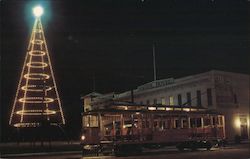 Trolley Car #73 & Light Tower - San Jose Historical Museum California Howard Frazee Postcard Postcard Postcard