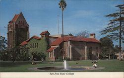 San Jose State College Postcard