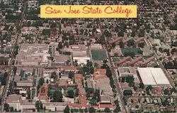 San Jose State College Postcard