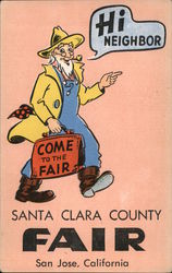 Santa Clara County Fair San Jose, CA Postcard Postcard Postcard