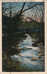 Creek in Alum Rock Park Postcard