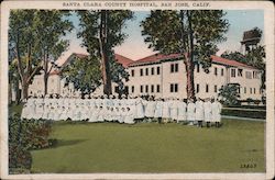 Santa Clara County Hospital and School of Nursing San Jose, CA Postcard Postcard Postcard