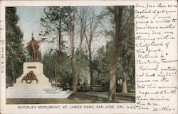 McKinley Monument at St. James' Park Postcard