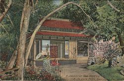 A Japanese Tea House at Alum Rock Park Postcard