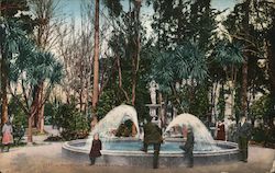 Fountains, St. James Park, San Jose, California Postcard Postcard Postcard