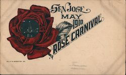 San Jose May 1910 Rose Carnival Postcard