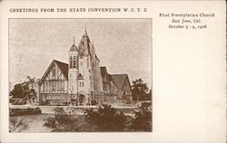 Greetings from the State Convention W.C.T.U San Jose, CA Postcard Postcard Postcard