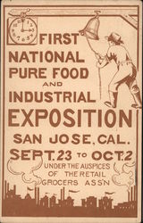 First National Pure Food & Industrial Exposition San Jose, CA Postcard Postcard Postcard