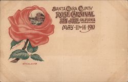 Santa Clara County Rose Carnival San Jose, California May 11 to 14 1910 Postcard Postcard Postcard