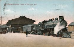 Southern Pacific Depot San Jose, CA Postcard Postcard Postcard