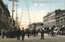 Santa Clara st. Postcard