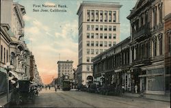 First National Bank Postcard