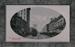 First Street, Looking South San Jose, CA Postcard Postcard Postcard