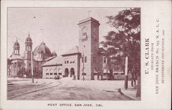 Post Office San Jose U.S. Clark NALC California Postcard Postcard Postcard