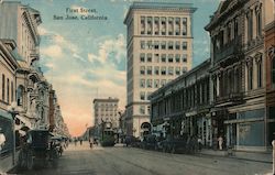 First Street San Jose, CA Postcard Postcard Postcard