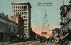 First National Bank Postcard