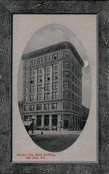 Garden City Bank Building Postcard