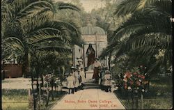 Shrine, Notre Dame College San Jose, CA Postcard Postcard Postcard