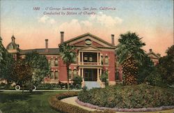 O'Connor Sanitarium, San Jose, California. Conducted by Sisters of Charity. Postcard Postcard Postcard