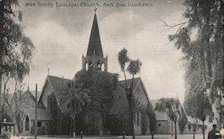 Trinity Episcopal Church, San Jose, California Postcard Postcard Postcard