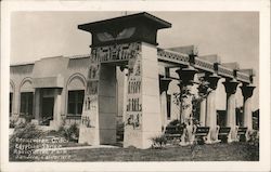 Rosicrucian Order Egyptian Shrine. Rosicrucian Park. San Jose, California Postcard