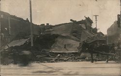 Collapsed Building after Earthquake San Jose, CA Postcard Postcard Postcard