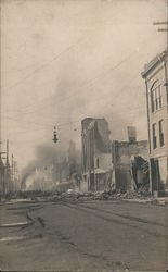 Dougherty Building, Street Scene Showing Damage after Earthquake San Jose, CA Postcard Postcard Postcard