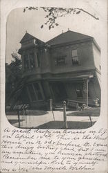 House Damaged by Earthquake San Jose, CA Postcard Postcard Postcard